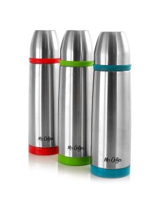 Mr. Coffee Altona 3 Piece 27 Ounce Stainless Steel Thermal Travel Bottles in Assorted Colors