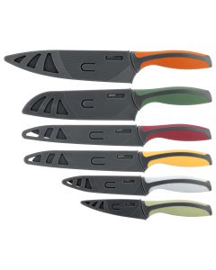 Oster Ronnan 12 Piece Precision Stamped Cutlery and Sheath Set in Multi
