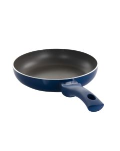 Gibson Home Charmont 9.5 Inch Nonstick Aluminum Frying Pan in Yale Blue